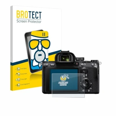 Abbildung von BROTECT Entspiegelungs Schutzglas für Sony Alpha 7 III / 7R II 7S Schutz Folie Panzerfolie Glas Matt [Extrem Kratzfest 9H, Anti Reflex]