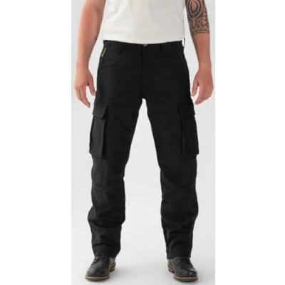 Abbildung von Rokker Black Jack Cargo Motorrad Textilhose (Black,30)