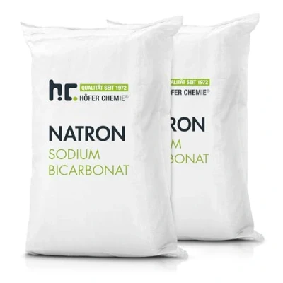 Abbildung von 2 x 25 kg Natron Backsoda Natriumhydrogencarbonat in Lebensmittelqualität (Natriumbicarbonat NaHCO3)