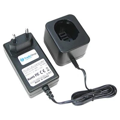 Abbildung von Trade Shop Akku Ladegerät (1,2V 18V Ni MH Cd) Ladestation kompatibel mit A9252 A9262 A9267 A9274 A9275 A9276 A9527 FSB96 PS120A PS130A PS140 PS140A