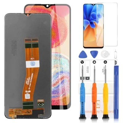Abbildung von TFT LCD Bildschirm für Samsung Galaxy A04e A042 Display SM A042F Touchscreen Digitizer Assembly Reparaturteile mit Werkzeugen (schwarz)