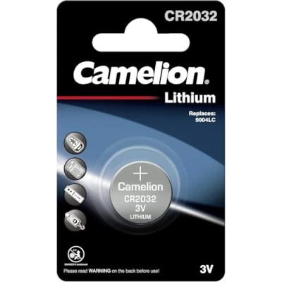 Abbildung von Camelion Knopfzelle CR 2032 1Stück silber