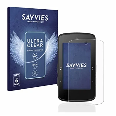 Abbildung von Savvies 6 Stück Schutzfolie für Bryton Rider 750 SE Displayschutz Folie Ultra Transparent