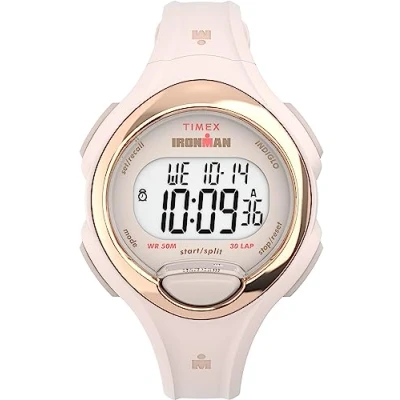 Abbildung von Timex Ironman Essential 30 Luxe TW2W17400 Armbanduhr, für Damen, 34 mm, Armband aus Polyurethan