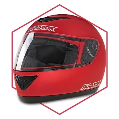 Abbildung von Integralhelm Mit Sonnenblende Rot Matt 59 60 Helm Motorradhelm Quad Klapphelm
