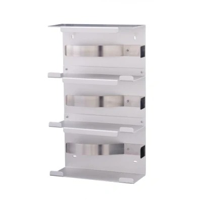 Abbildung von All Care 8501 MediQo line Aluminium TRIO Handschuhspender