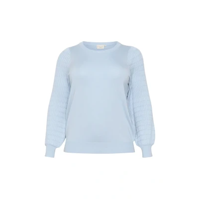 Abbildung von Kaffe Curve LINI Strickpullover, Damen, Größe: 42/44, Celestial blue