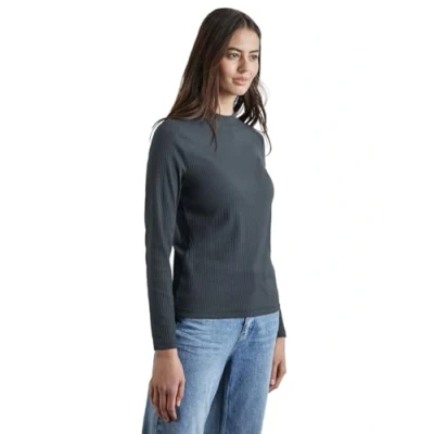 Abbildung von Street One MIT Struktur Langarmshirt, Damen, Größe: 34, Grün
