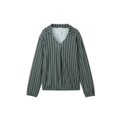 Abbildung von TOM Tailor Bluse, Damen, Größe: XL, Contemporary navy check