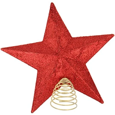 Abbildung von Decoline Weihnachtsbaum Stern Spitzen rot