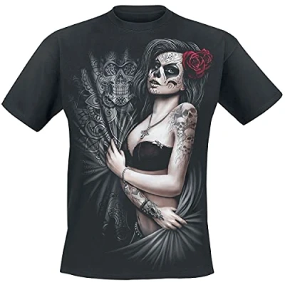 Abbildung von Spiral Dead Love T Shirt Schwarz XXL