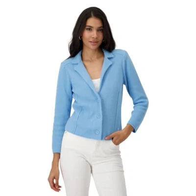 Abbildung von Monari Strickjacke Jacke Basic Strickblazer Leicht tailliert mit Ziernähten