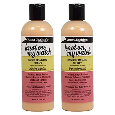 Abbildung von Aunt Jackie&#039;s Tante Jackies Knoten in meiner Schicht Detangling Therapie 12 Ounce (354ml) (2 Pack)