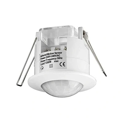 Abbildung von Goobay 95173, Passiver Infrarot Sensor (PIR), Kabelgebunden, 6 m, Zimmerdecke, Indoor, Weiß
