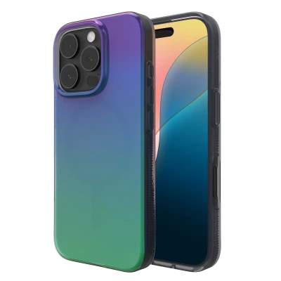 Abbildung von Apple iPhone 16 Pro Hülle MagSafe Recycelter Kunststoff ZAGG Hard Case/Backcover Handyhülle Lila Shockproof/Stoßfest