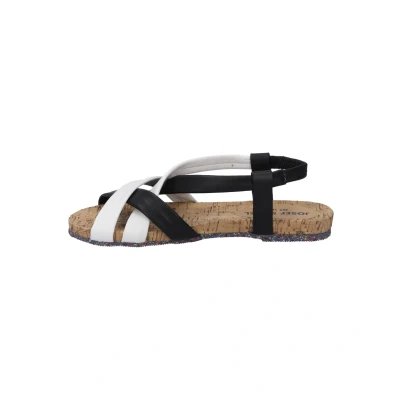 Abbildung von Josef Seibel Henriette Riemensandalette, Damen, Größe: 37, Schwarz kombi Schuhe