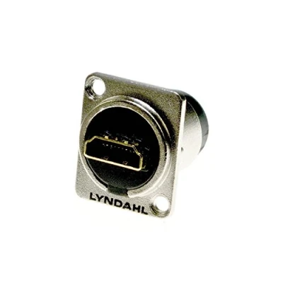 Abbildung von Lyndahl HDMI 1.4 Einbau Flanschdose, LKHA20, Highend Durchgangsdose für Kabel Einbaubuchse,