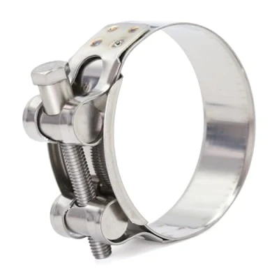 Abbildung von FamlTol 4 Stück Gelenkbolzenschellen Edelstahl Schlauchschellen Starke Schlauchklemme Spannbereich 52 55mm, Bandbreite 22mm