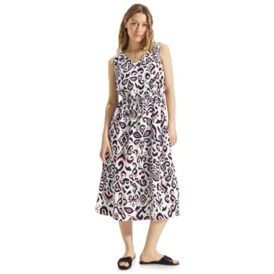 Abbildung von Cecil Sommer MIT Print Freizeitkleid, Damen, Größe: XL, Weiß