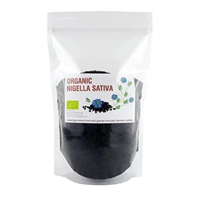 Abbildung von Bio Schwarzkümmel Samen, gemahlen, Organisch Nigella Sativa 900g