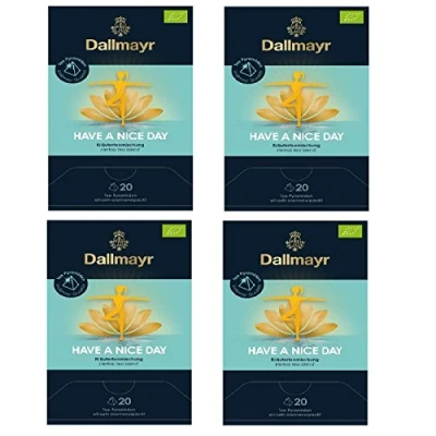 Abbildung von 4 x Dallmayr Have a nice Day Bio Kräutertee 20 Pyramiden 3g