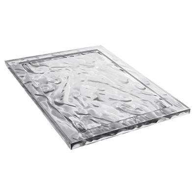 Abbildung von Kartell 01200VF Dune Tablett, Plastik, Rauch, 46 x 32 2.5 cm