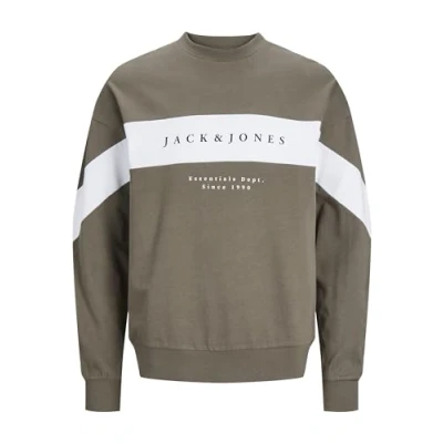 Abbildung von Jack &amp; Jones Sweatshirt CREW NECK Sweatshirt, Herren, Größe: Medium, Bungee cord