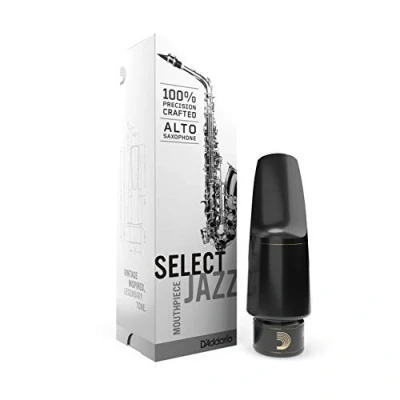 Abbildung von D&#039;Addario Select Jazz Mundstück für Altsaxophon Bahn D7, Öffnung 2,10 mm