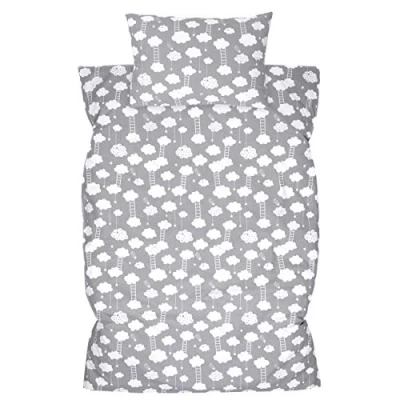 Abbildung von Amilian Kinderbettwäsche 100x135 Baby Bettwäsche Set Größe Babybettwäsche 135x100 mit Kissenbezug 40x60 100% Baumwolle Babybett Jungen Mädchen Bettwaesche