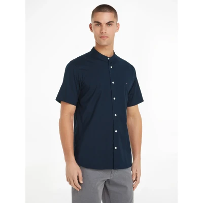 Abbildung von Tommy Hilfiger FLEX MAO Hemd, Herren, Größe: XL, Desert sky