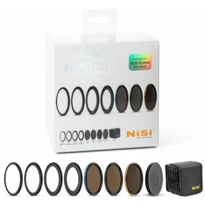 Abbildung von NiSi Swift FS ND Filter Kit für 52mm / 55mm 58mm 62mm (inklusive ND0.9, ND1.8, ND3.0, Adapterring, Objektivdeckel und Filtertasche)