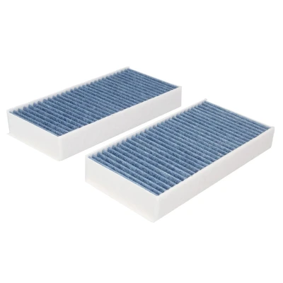 Abbildung von PURRO PUR PC3044AG 2 Innenraumfilter Aktivkohlefilter 232mm 114mm 30mm BMW: Active Tourer, X1, Gran MINI: Schrägheck, Clubman, Schrägheck