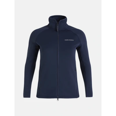 Abbildung von Peak Performance Women Chill Zip Jacket Blue Shadow Größe S