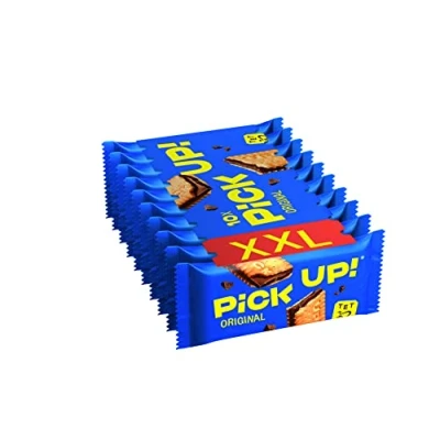 Abbildung von PiCK UP! Original, Riegel mit knackiger Milchschokoladentafel zwischen zwei Keksen, der Snack für unterwegs, 1 er Pack (10 x 28g)