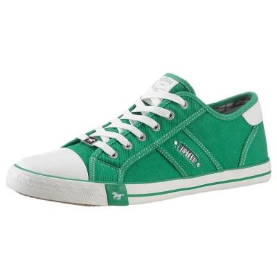 Abbildung von Mustang Shoes Sneaker mit Markenlabel, Freizeitschuh, Halbschuh, Schnürschuh