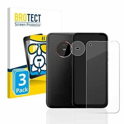 Abbildung von BROTECT Schutzglas für Gigaset GX6 (Display+Kamera) (3 Stück) Schutzfolie Panzer Folie Glas [Extrem Kratzfest 9H, Anti Fingerprint,