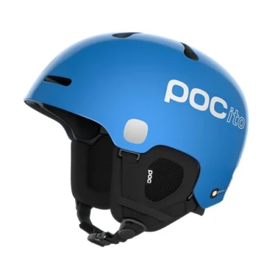 Abbildung von POC POCito Fornix MIPS Leichter und sicherer Ski Snowboardhelm für Kinder mit NFC Chip, Fluorescent Blue, XS S (51 54cm)