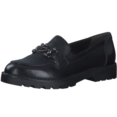 Abbildung von Tamaris Slipper, Damen, Größe: 41, Black Leder