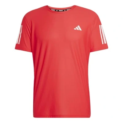 Abbildung von adidas Herren Own The Run Tee, Pure Ruby, XS