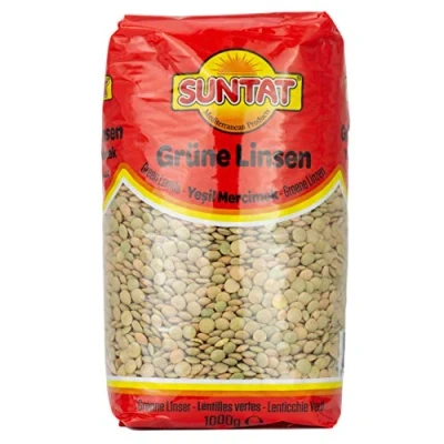 Abbildung von Suntat Grüne Linsen in 1 kg Packung