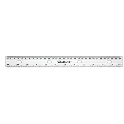 Abbildung von Westcott E 10140 00 Lineal, 30cm