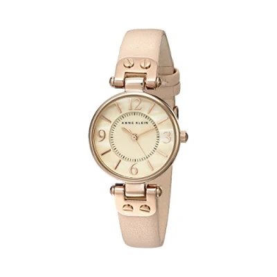 Abbildung von Anne Klein Damen Analog Quarz Uhr mit Leder Armband 10/9442RGLP
