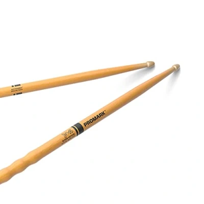 Abbildung von ProMark Schlagzeug Sticks Glenn Kotche Active Wave Drumstick ActiveGrip Wird klebriger, wenn die Hände schwitzen Grip Finish, Eichel Tipp, Hickoryholz 1 Paar