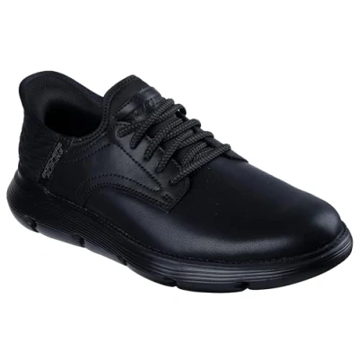 Abbildung von Skechers Herren Hands Free Slip ins Garza Gervin Sneaker, Schwarz/Schwarz, 41.5 EU Weit