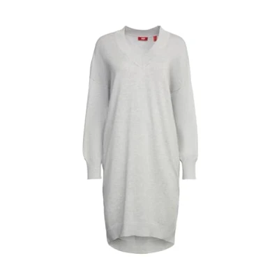 Abbildung von Esprit EOS Dress Strickkleid Light grey, Damen, Größe: Large, grey