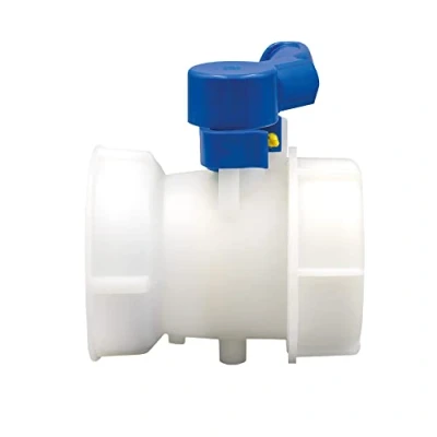 Abbildung von Stabilo Sanitaer IBC Container Hahn DN80 100 mm S100x8 PE Kunststoff Klappenhahn Klappenhähne Zubehör Tank Behälter