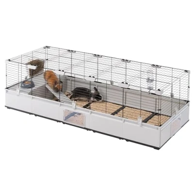 Abbildung von FERPLAST Modular 4 Käfig für Kaninchen und Meerschweinchen 179 x 72 56 cm