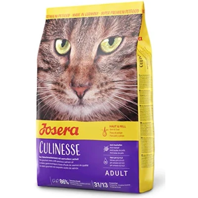 Abbildung von JOSERA Culinesse (3 x 400 g) Katzenfutter mit Lachsöl Super Premium für ausgewachsene Indoor und Outdoor Katzen 3er Pack
