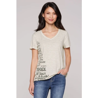 Abbildung von SOCCX V Shirt, mit Gummizug im Saum