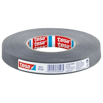 Abbildung von 8 x Tesa Gewebeklebeband tesaband 50mx19mm grau